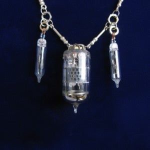Custom - Vacuum Tube Steampunk Necklace